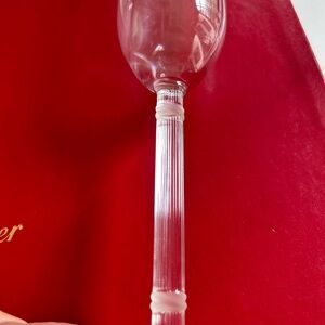 Cartier champagne flutes in box